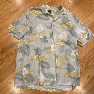 H&M floral button shirt